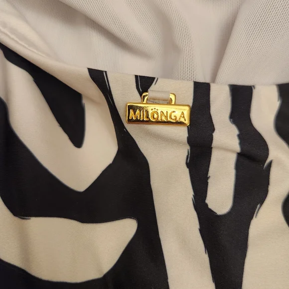 Milonga Zebra Over The Shoulder One Piece Swimsuit - Picture 7 of 11